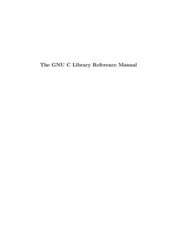 The GNU C Library Reference Manual