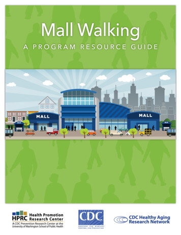 Mall Walking: A Program Resource Guide - CDC