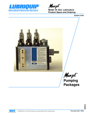 Model 55 Box Lubricators Product Specs And Ordering