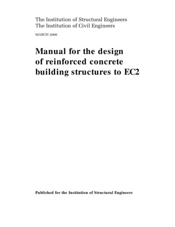 Manual For The Design Of Reinforced Concrete Building .