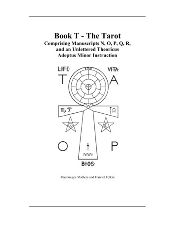 Book T - The Tarot - WordPress 