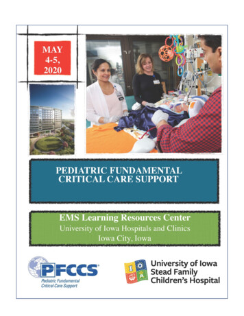 PFCCS Provider Course May 4-5, 2020 - CloudCME