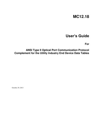 MC12.18-2013 User’s Guide - ECMX
