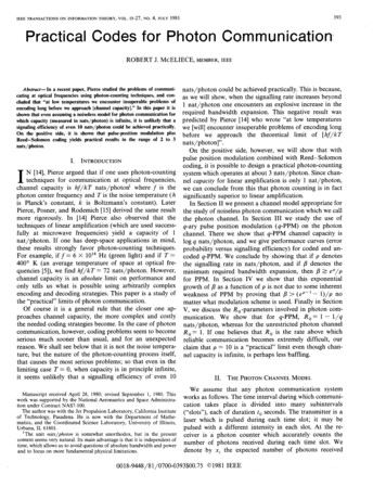 IEEE TRANSACTIONS ON INFORMATION THEORY, VOL. 4, 1981 