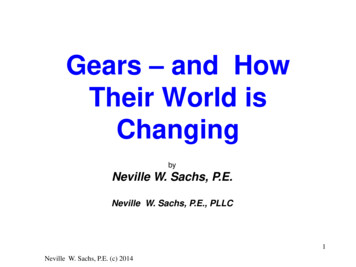 Gears And How Their World Is Changing - The C&S Companies