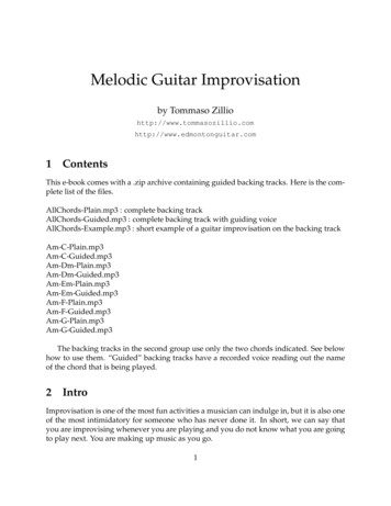 Melodic Guitar Improvisation - Tommaso Zillio