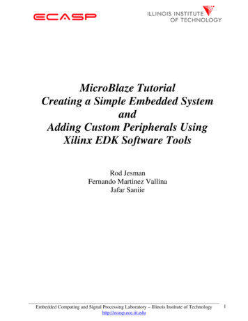 MicroBlaze Tutorial Creating A Simple Embedded System And .