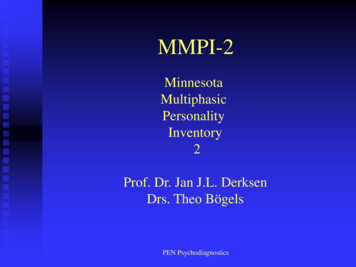 MMPI-2 - Eqiq.nl