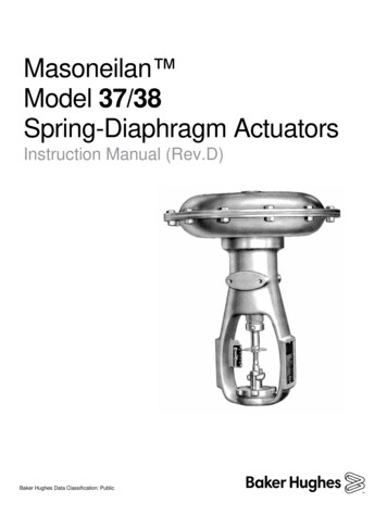 Spring-Diaphragm Actuators