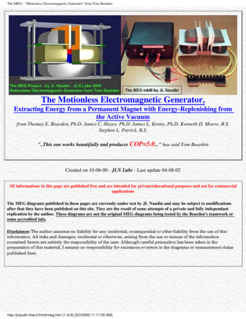 The Motionless Electromagnetic Generator,