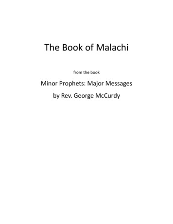 The Book Of Malachi - New Christian Bible Study