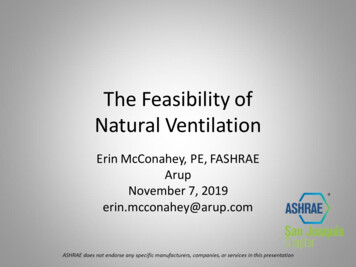 The Feasibility Of Natural Ventilation