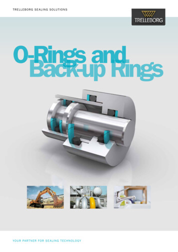 O-Rings And Back-up Rings - Trelleborg