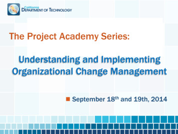 Organizational Change Management Slide Deck