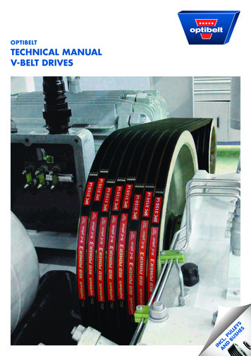 Technical Manual V-Belt Drives - OPTIBELT