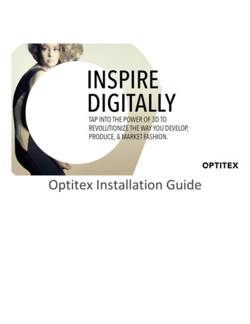 Optitex Installation Guide