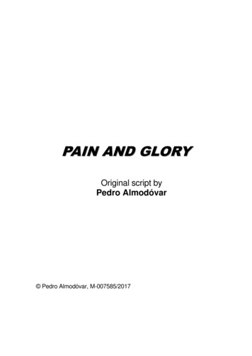 Pain & Glory Screenplay - Sony Pictures Classics
