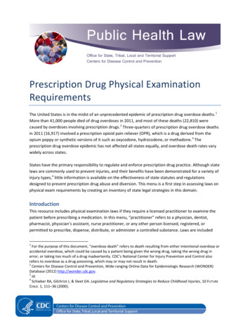 Prescription Drug Physical Examination Requirements