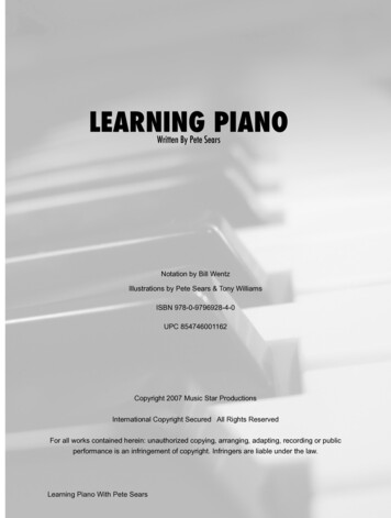 LEARNING PIANO - Icons Of Rock