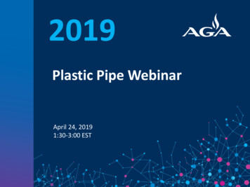 Plastic Pipe Webinar - AGA