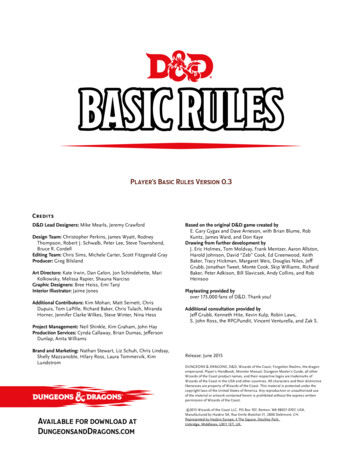 Player’s Basic Rules Version 0