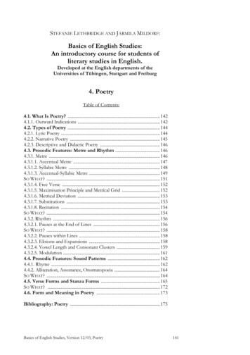 Basics Of English Studies: An Introductory Course For .