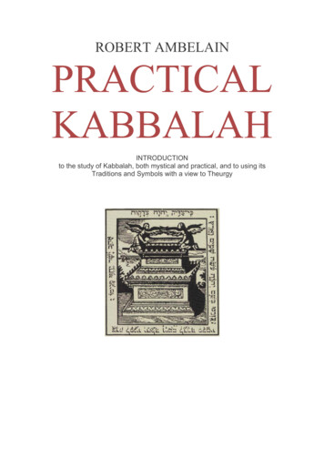 ROBERT AMBELAIN PRACTICAL KABBALAH
