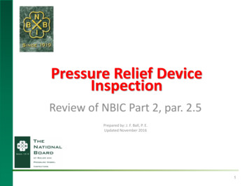 Pressure Relief Device Inspection - InspectAPedia