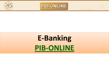 E-Banking PIB-ONLINE