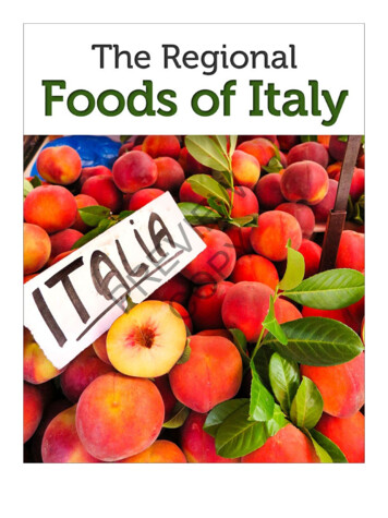 Guide To The Regional Foods Of Italy (Italian Food Guide)