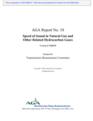 AGA Report No. 10 - ANSI Webstore