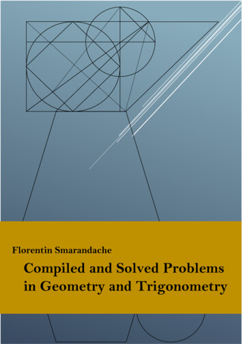 Compiled And Solved Problems In Geometry And Trigonometry