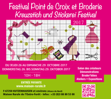 Festival Point De Croix Et Broderie - Ou Sortir En