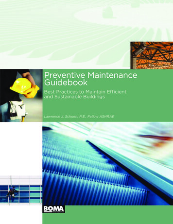 Preventive Maintenance Guidebook