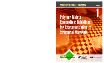 Volume Polymer Matrix Composites . - SAE International