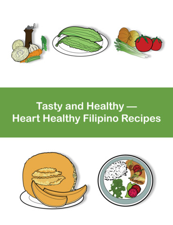 Tasty And Healthy- Heart Healthy Filipino Recipes