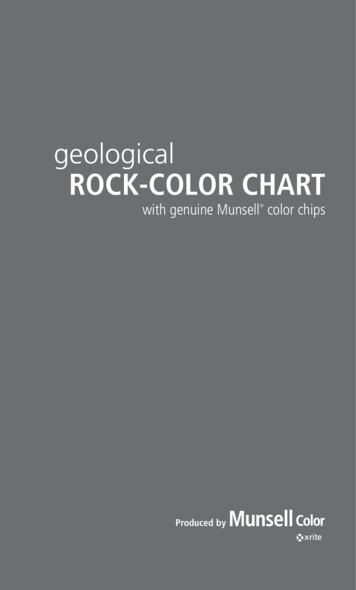 Geological ROCK-COLOR CHART - Geo-village.eu