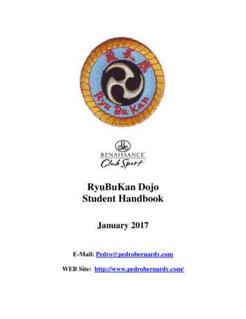 RyuBuKan Student Handbook