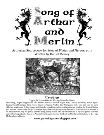 Song Of Arthur And Merlin - M A D P O N I E S