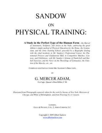 Sandow's System Of Physical Training - Weebly