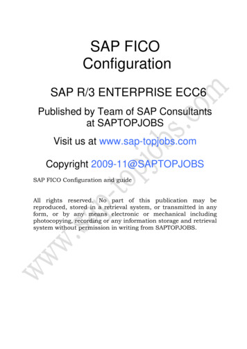 SAP FICO Configuration - MJU