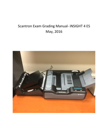 Scantron Machine Handbook- 4 ES