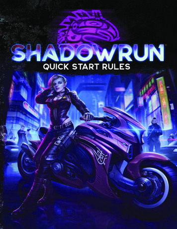 Shadowrun: Beginner Box: Quick Start Rules