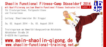 Shaolin Functional Fitness Instructor