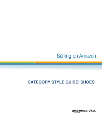 CATEGORY STYLE GUIDE: SHOES
