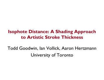 Isophote Distance: A Shading Approach To Artistic Stroke .