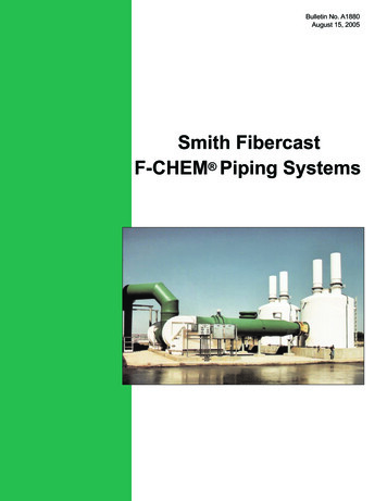Smith Fibercast F-CHEM Piping Systems