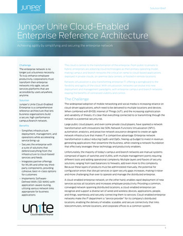 Juniper Unite Cloud Enabled Enterprise Reference 