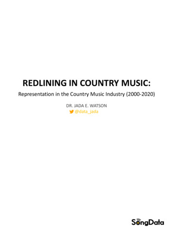 REDLINING IN COUNTRY MUSIC - SongData