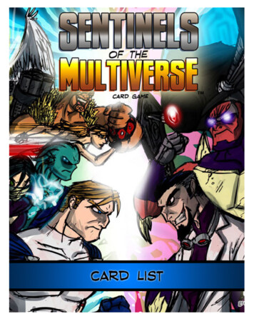 Sentinels Of The Multiverse Card List - Spiffworld